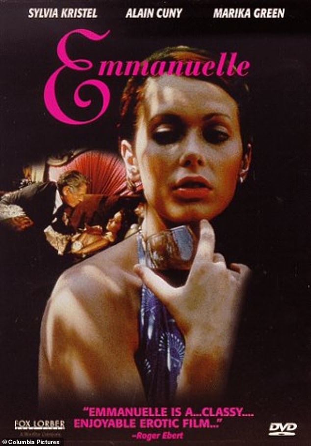 Afiche de la película francesa de 1974, 'Emmanuelle'