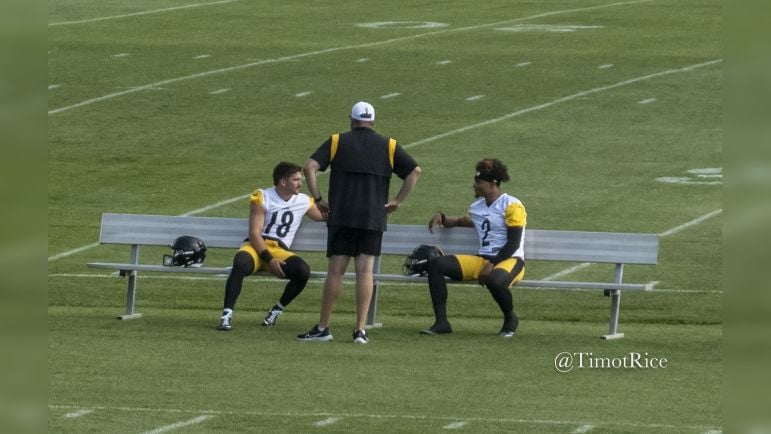 Justin Fields John Rhys Plumlee Arthur Smith Steelers training camp