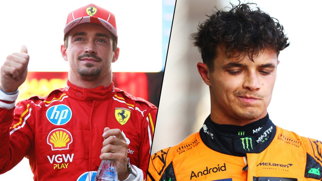 Charles Leclerc vence a Oscar Piastri y se queda con la pole en Azerbaiyán mientras Lando Norris sufre una sorprendente eliminación en la Q1 | Fórmula 1®
