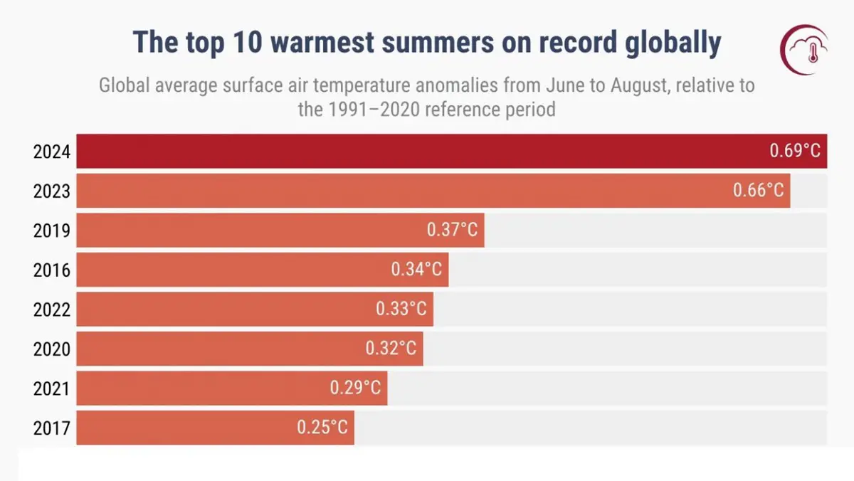 2024 camino de ser el año más cálido en la historia de la Tierra - teleSUR
