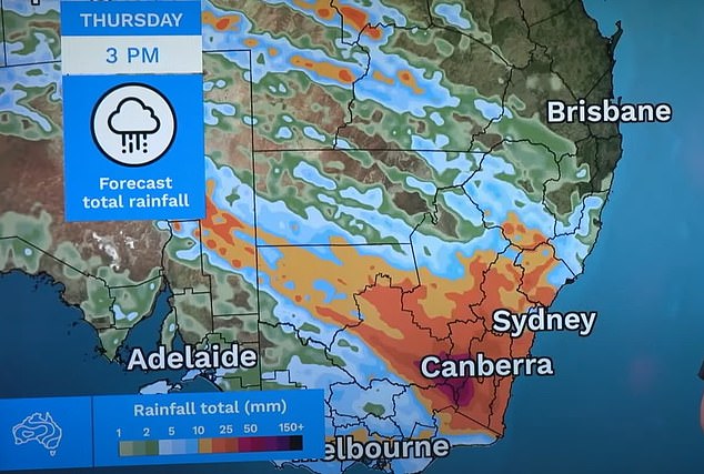 Advertencia meteorológica urgente en Sydney por vientos dañinos y ráfagas de lluvia
