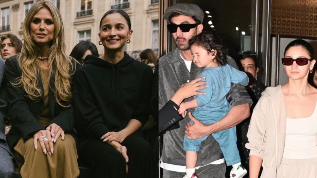 Alia Bhatt comparte nuevas fotos con Heidi Klum de la Semana de la Moda de París; regresa a la India con Ranbir Kapoor y Raha Kapoor
