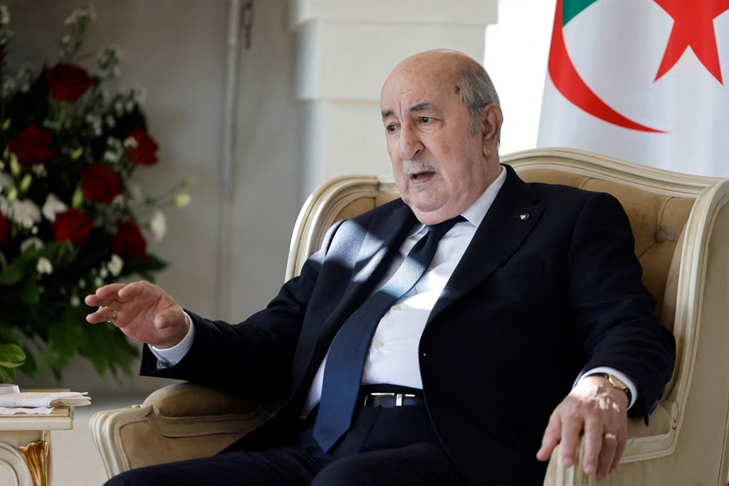 Algeria's President Abdelmadjid Tebboune. (Ludovic Marin/ AFP)