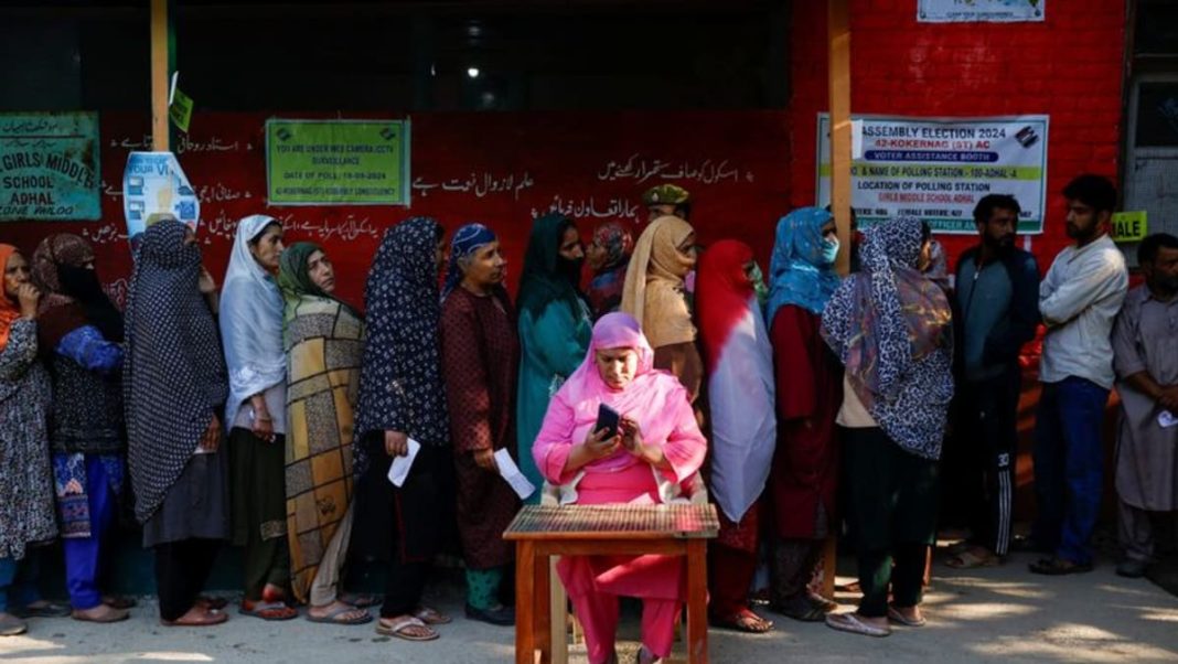 Comienza la segunda fase de las elecciones regionales en Jammu y Cachemira administradas por la India
