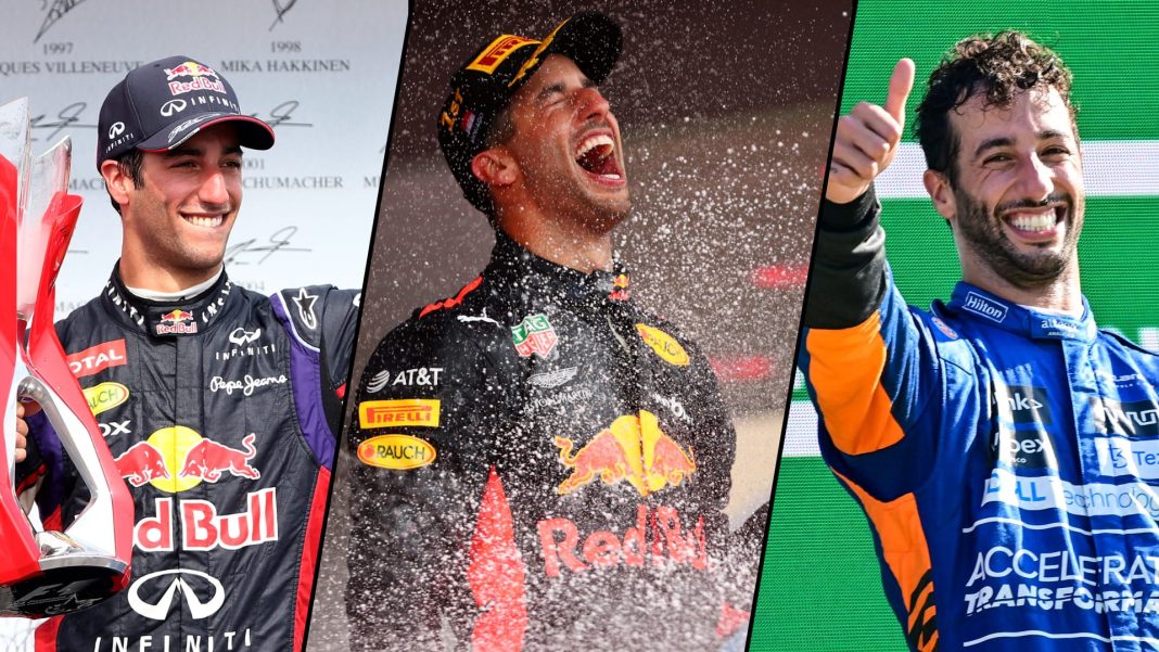 De su magia en Mónaco a 'lamer el sello y enviarlo': ranking de las 8 victorias en Grandes Premios de Daniel Ricciardo
