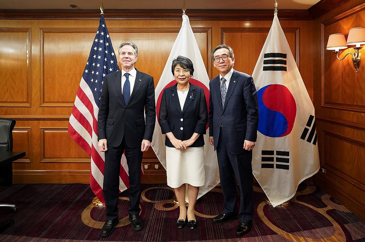 Top diplomats of S. Korea, U.S., Japan to hold talks in New York