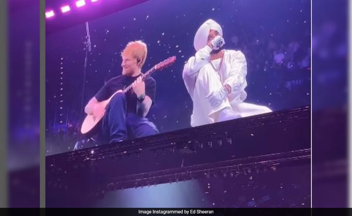 Ed Sheeran le devuelve el "favor" a su "hermano" Diljit Dosanjh en Birmingham. Mantener la calma no es una opción
