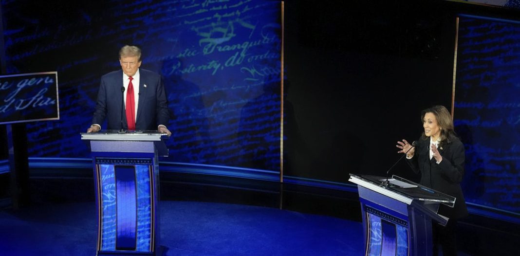 El debate presidencial entre Harris y Trump, que comienza con un apretón de manos, se torna feroz y directo.
