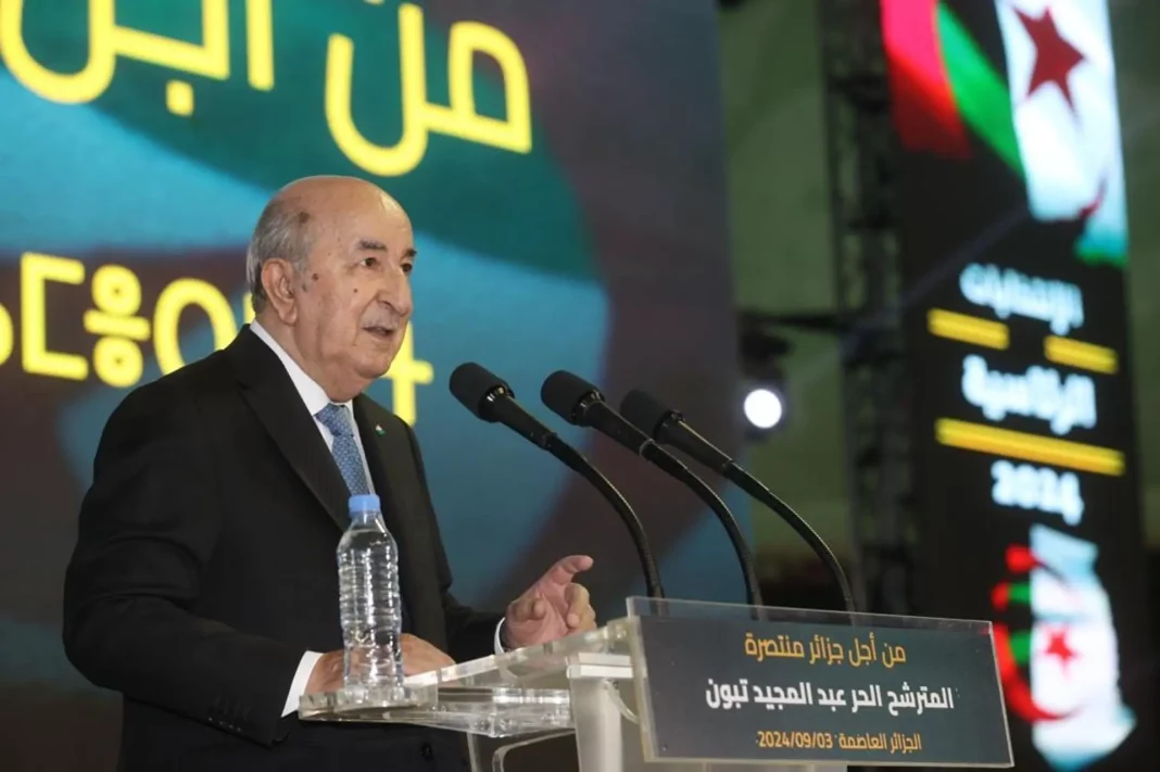 El presidente argelino Abdelmadjid Tebboune es reelegido con el 94% de los votos - teleSUR
