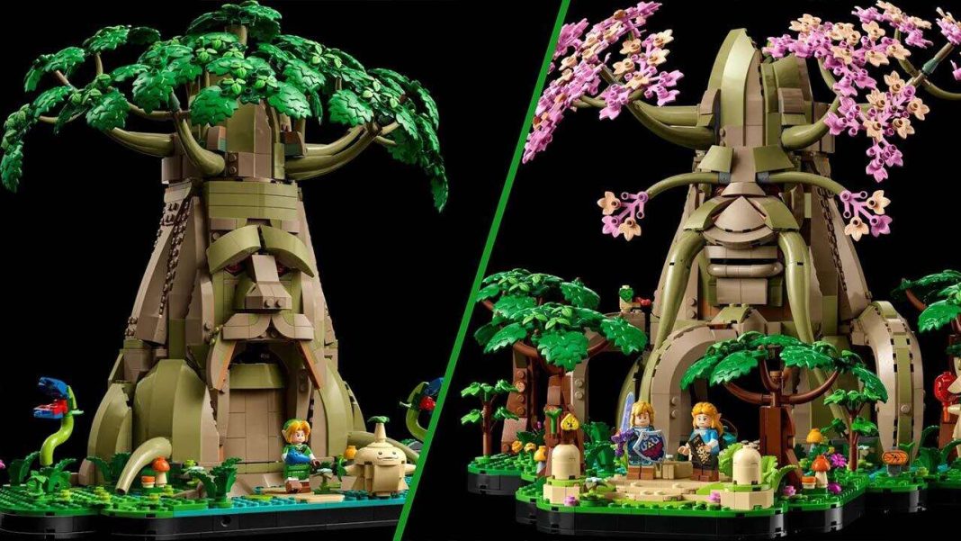 El primer set de Lego de The Legend of Zelda ya está disponible: el gran árbol Deku 2 en 1 ya está disponible
