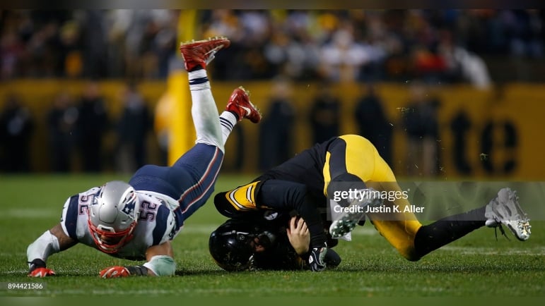 Elandon Roberts Ben Roethlisberger Steelers Patriots