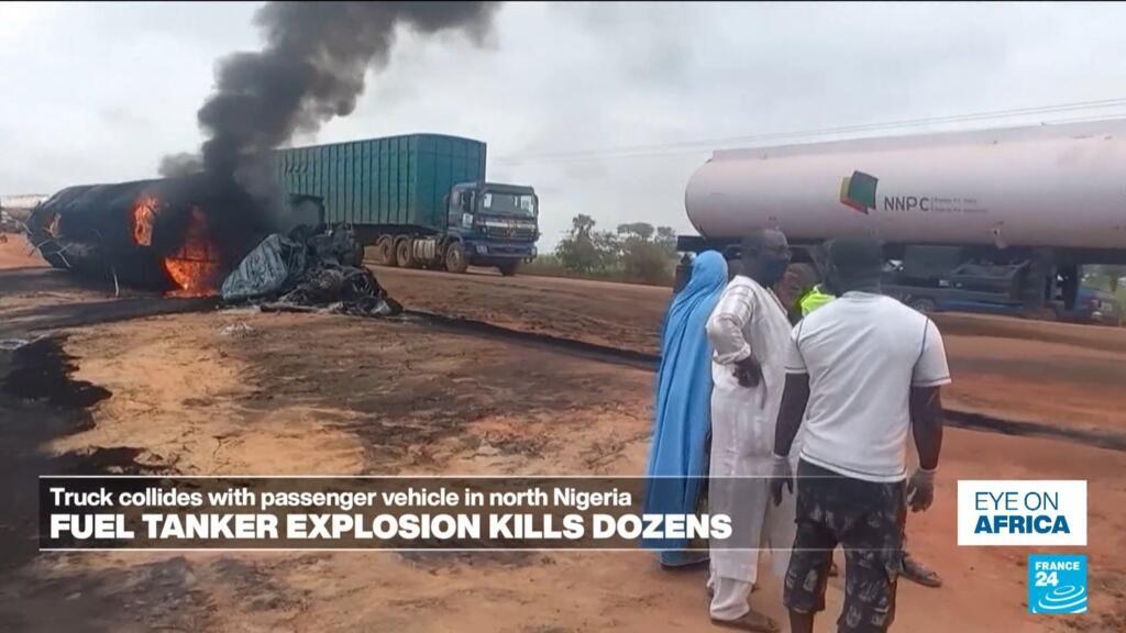 Explosión de camión cisterna de combustible en Nigeria deja decenas de muertos
