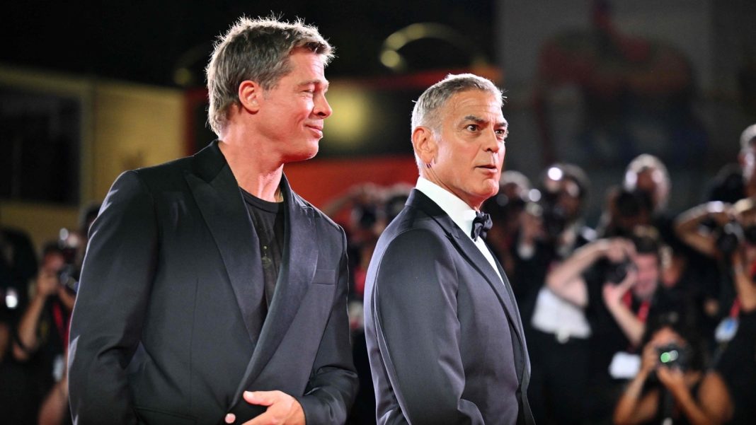 George Clooney niega la afirmación de que él y Brad Pitt recibieron más de 35 millones de dólares cada uno por Wolfs
