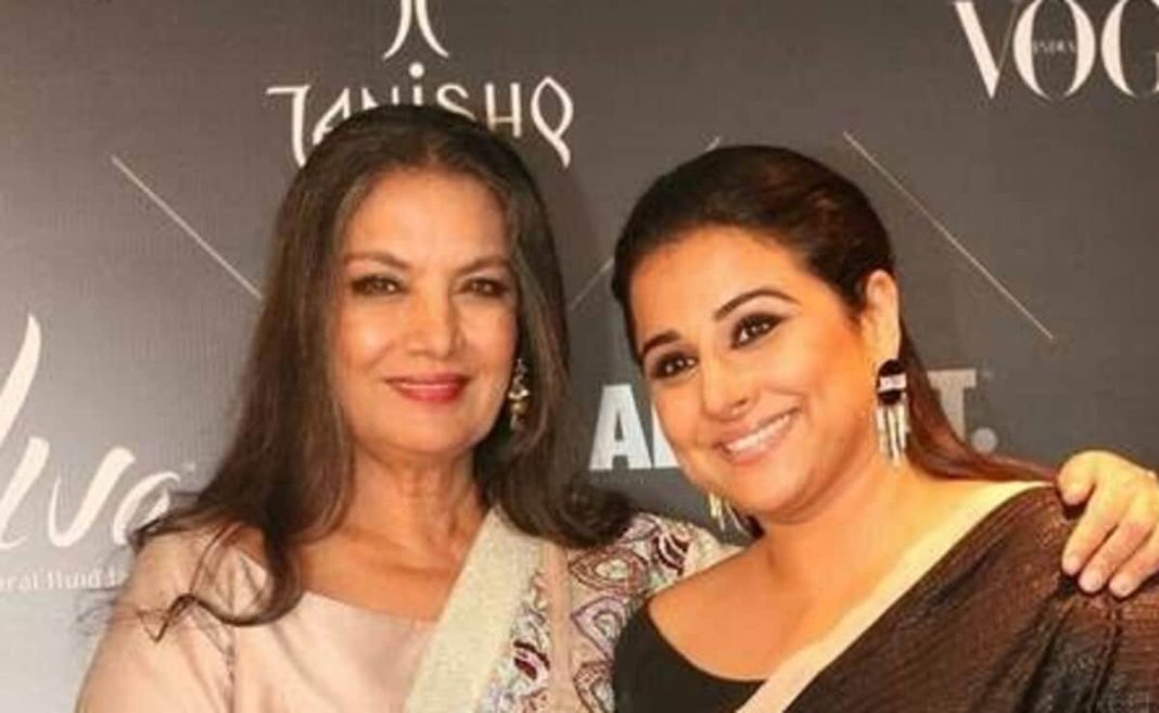 Homenaje especial de Vidya Balan a Shabana Azmi al cumplir 50 años en la industria: 