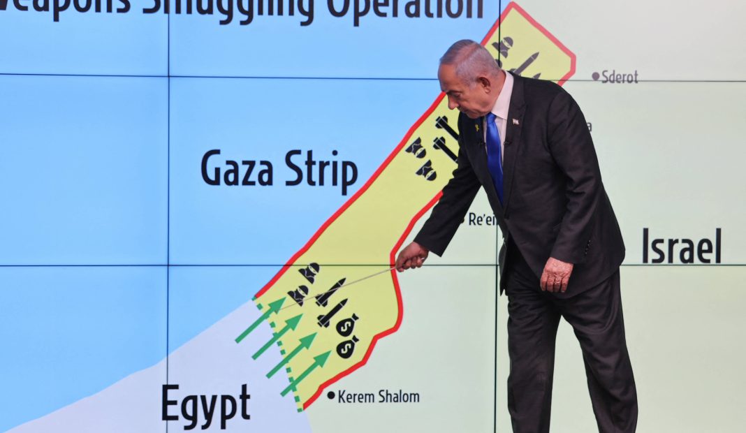 Imágenes satelitales muestran que Israel está pavimentando una nueva carretera a lo largo del Corredor Filadelfia: Informe
