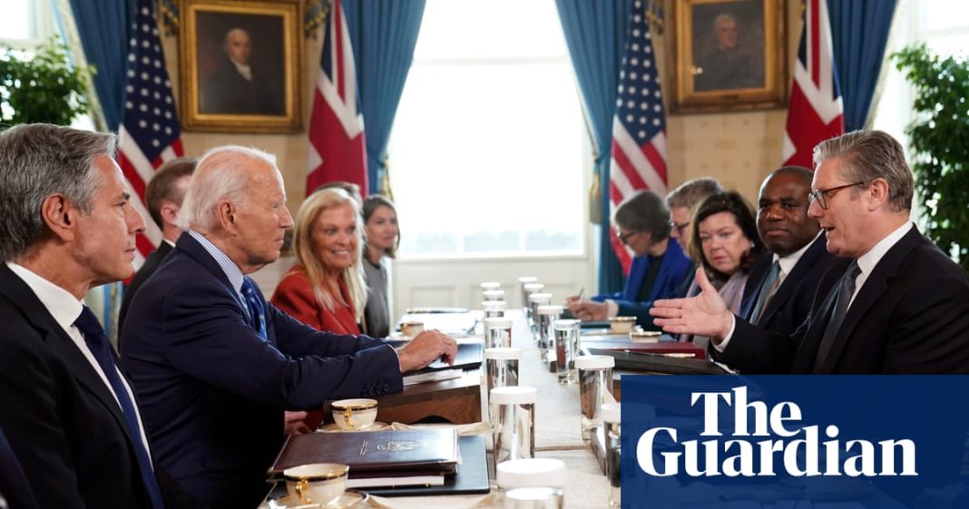 Joe Biden desestima amenazas rusas durante reunión con Keir Starmer
