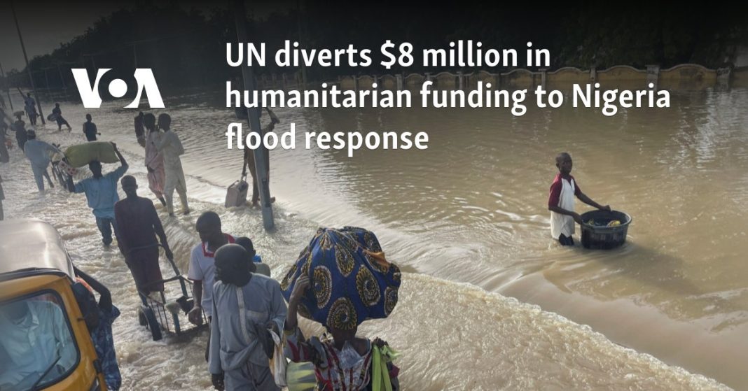 La ONU destina 8 millones de dólares de fondos humanitarios a la respuesta a las inundaciones en Nigeria
