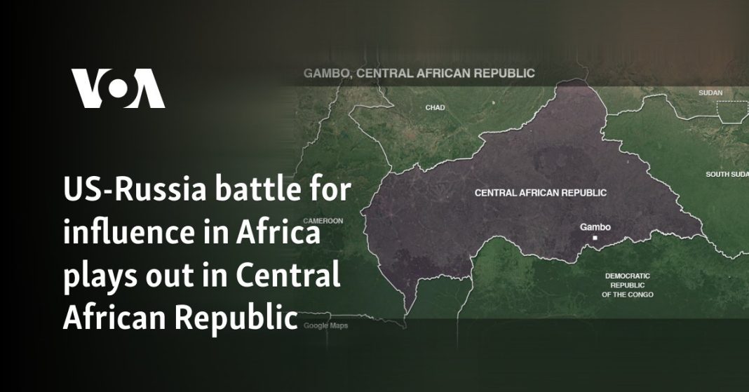 La batalla entre Estados Unidos y Rusia por la influencia en África se desarrolla en la República Centroafricana
