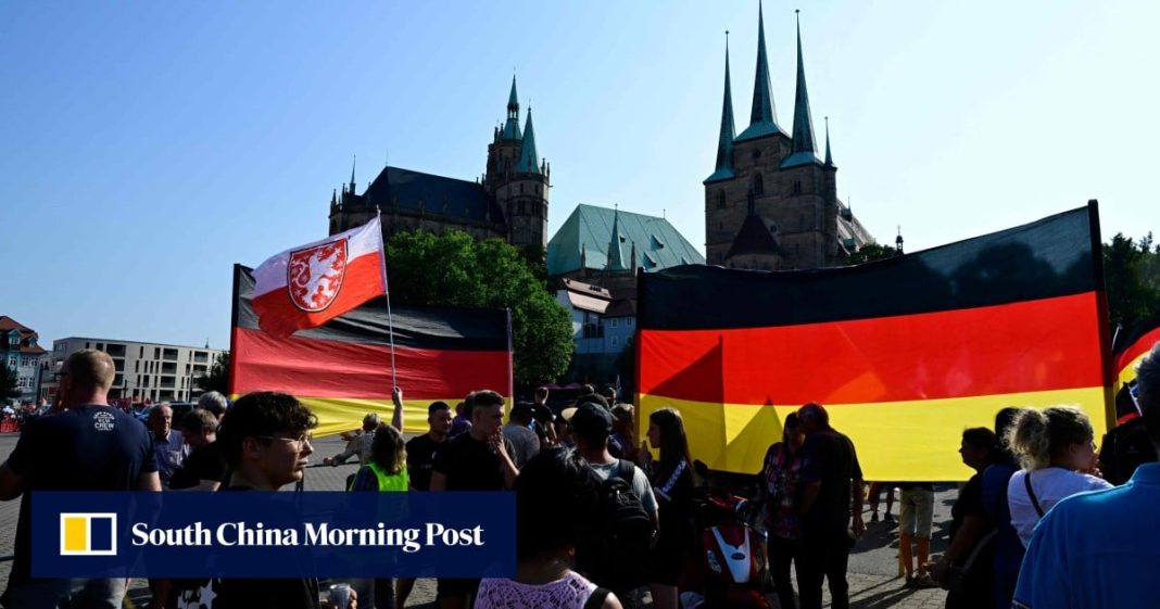 La extrema derecha alemana cerca de la victoria en los antiguos estados de Alemania del Este tras ataques con cuchillos
