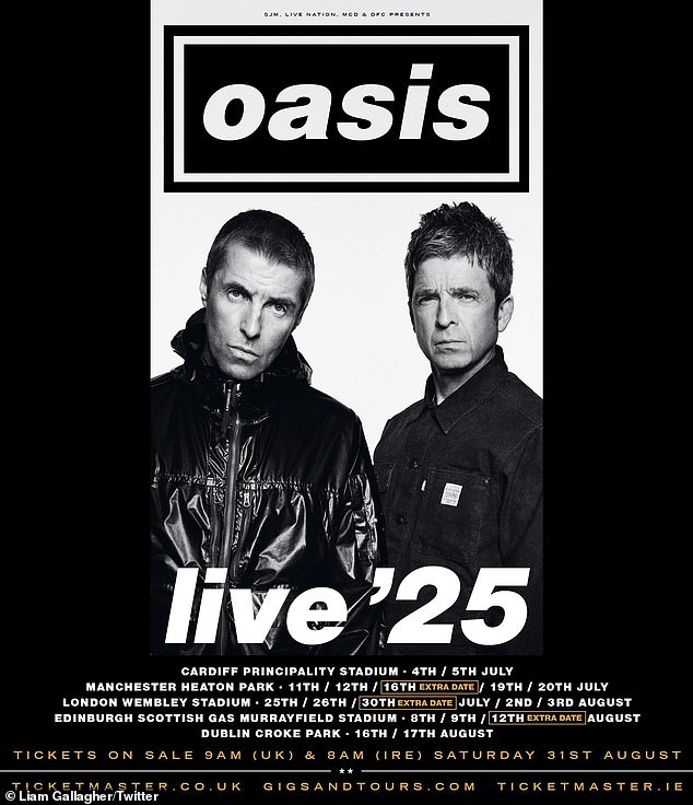 Este fin de semana comienza la loca carrera por las entradas para Oasis, anunciando una de las reuniones de rock más grandes que el mundo haya visto jamás.