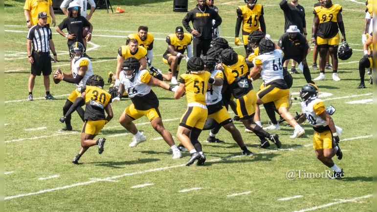 Beanie Bishop Jr. Steelers training camp