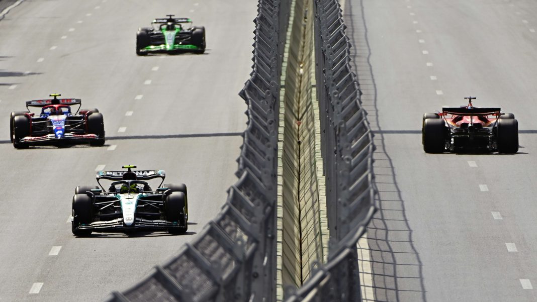 2024 Azerbaijan GP FP1: First practice red-flagged in Baku after Leclerc crashes out