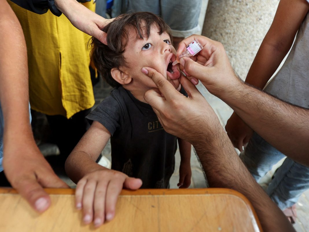 Lo que hay que saber sobre la campaña de vacunación contra la polio en Gaza
