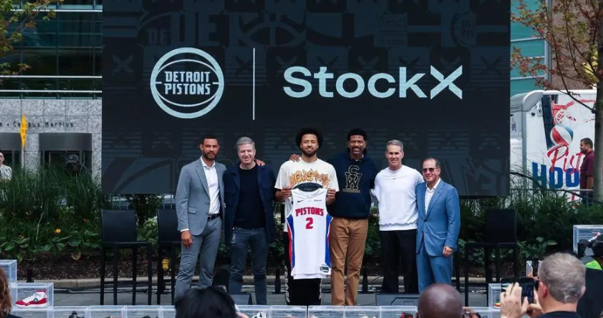 Los Detroit Pistons ganan a lo grande con StockX como patrocinador del parche de Nueva Jersey - The Michigan Chronicle
