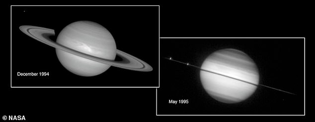 Cada 13 a 16 años, la visión de los anillos de Saturno desde la Tierra cambia de 