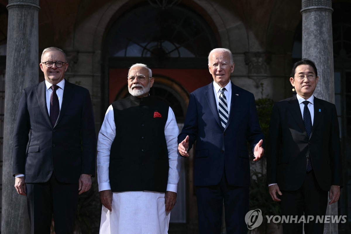 Quad leaders decry N.K. missile launches, reaffirm &apos;complete&apos; Korean Peninsula denuclearization goal