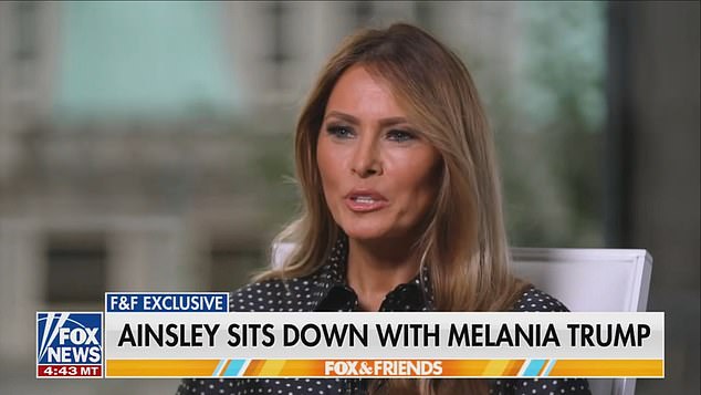 Melania Trump está promocionando sus memorias Melania, que se publicarán el 8 de octubre