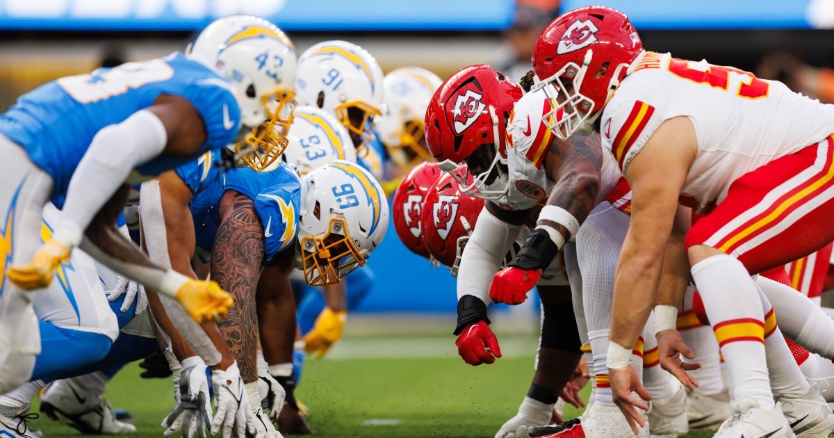 Mira NFL Kansas City Chiefs vs Los Angeles Chargers hoy gratis: hora, transmisión y canal
