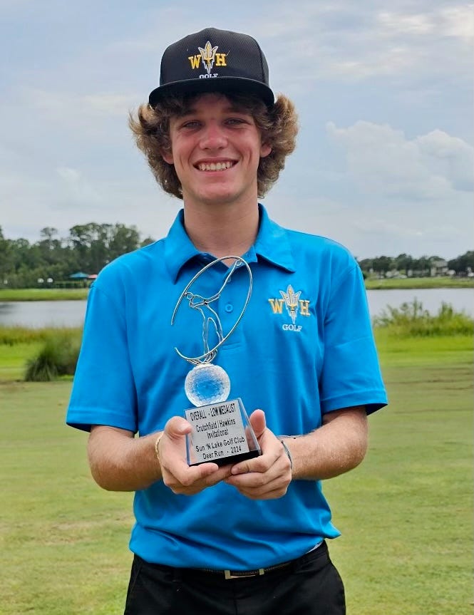 Monteleone de Winter Haven ocupa el primer lugar en el torneo de golf de Crutchfield; los equipos locales ocupan el segundo lugar
