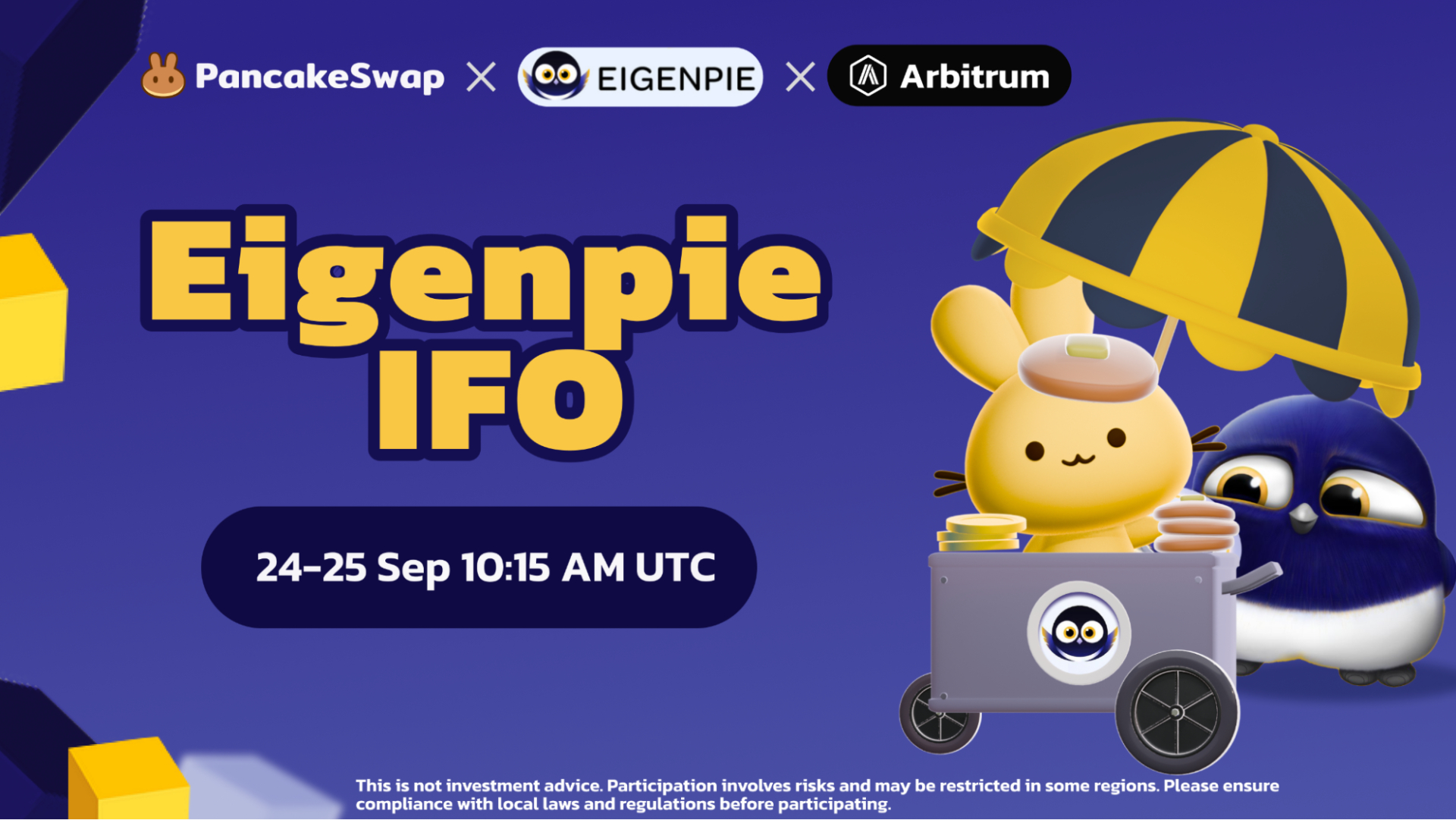 PancakeSwap lanza el primer IFO en Arbitrum con Eigenpie - CoinJournal
