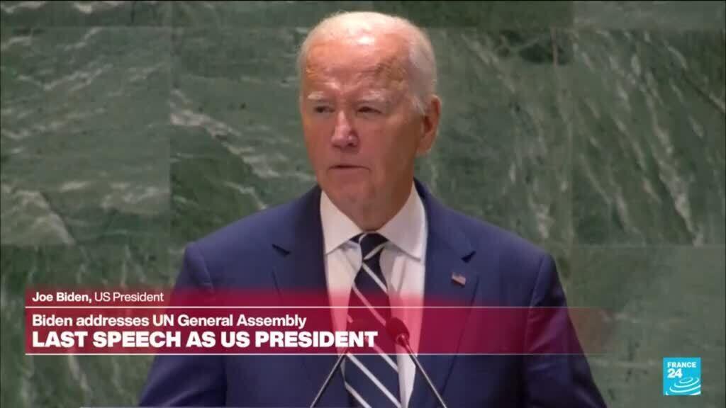 REPRODUCCIÓN: Biden, en su discurso de despedida ante la ONU, dice que la paz aún es posible en Oriente Medio y Ucrania
