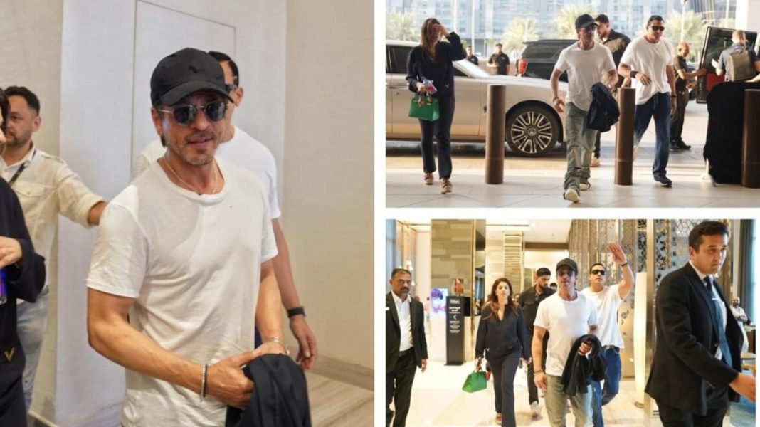 Shah Rukh Khan llega a Abu Dhabi para IIFA 2024, los fanáticos dicen: 'La última de las estrellas'
