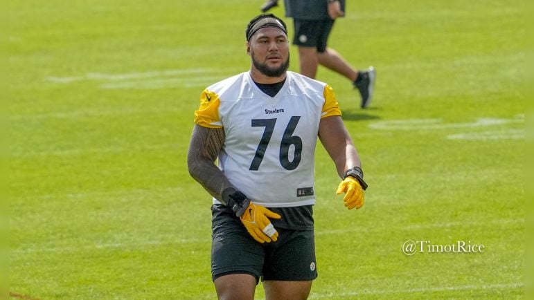 Troy Fautanu Steelers training camp