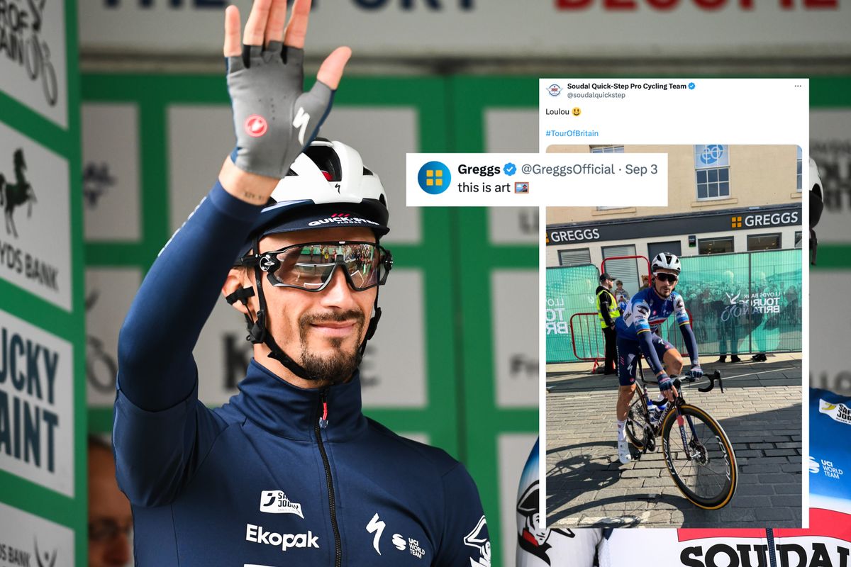 Tweets de la semana: Julian Alaphilippe se acerca a Greggs en el Tour de Gran Bretaña
