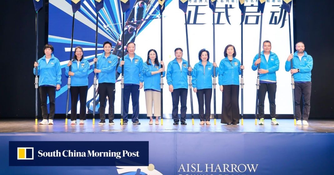 Representatives from various sectors of the Greater Bay Area witnessed the official launch of the AISL Harrow Rowing Regatta, anticipating a collaborative effort among Guangdong, Hong Kong, and Macau to bring world-class sporting experiences to the region.