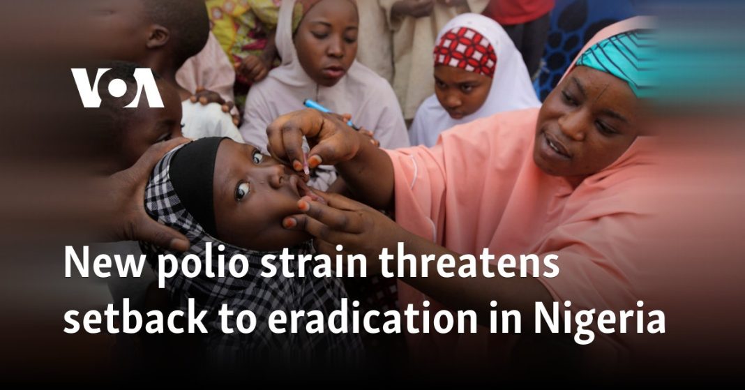 Una nueva cepa de polio amenaza con dar un revés a la erradicación en Nigeria
