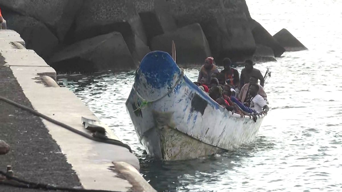 Vídeo. El fin de semana se produce un importante desembarco de migrantes en Canarias
