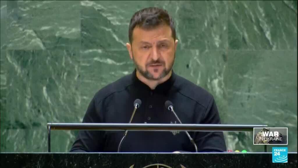 Zelensky advierte sobre la amenaza de Rusia en la ONU antes de reunirse con Biden
