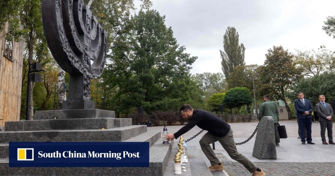 Zelensky conmemora el 83º aniversario de la masacre nazi en Ucrania
