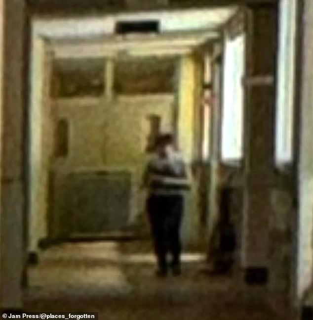 Un creador de contenidos británico afirmó haber capturado un fantasma que acechaba en el pasillo de una escuela abandonada en Japón.