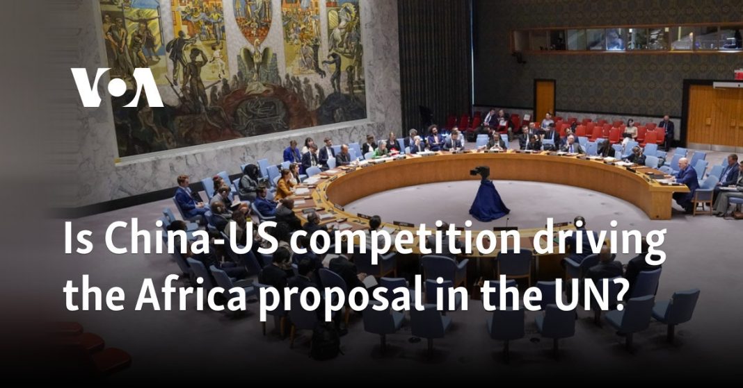 ¿Está la competencia entre China y Estados Unidos impulsando la propuesta africana en la ONU? 
