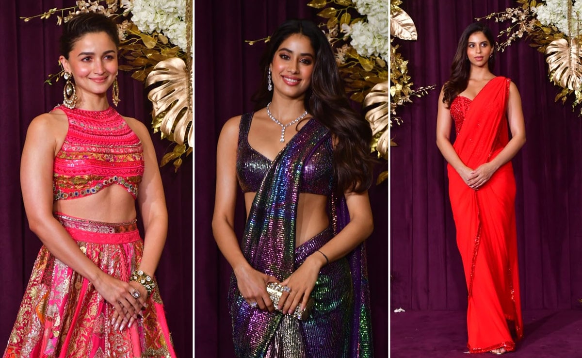 Alia Bhatt, Janhvi Kapoor, Suhana Khan y otros en la fiesta Starry Diwali de Manish Malhotra
