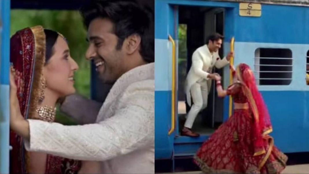 Avance de Suswagatam Khushamadeed: Pulkit e Isabelle Kaif recrean la icónica escena del tren DDLJ; Los fanáticos la llaman 'la próxima Katrina'.
