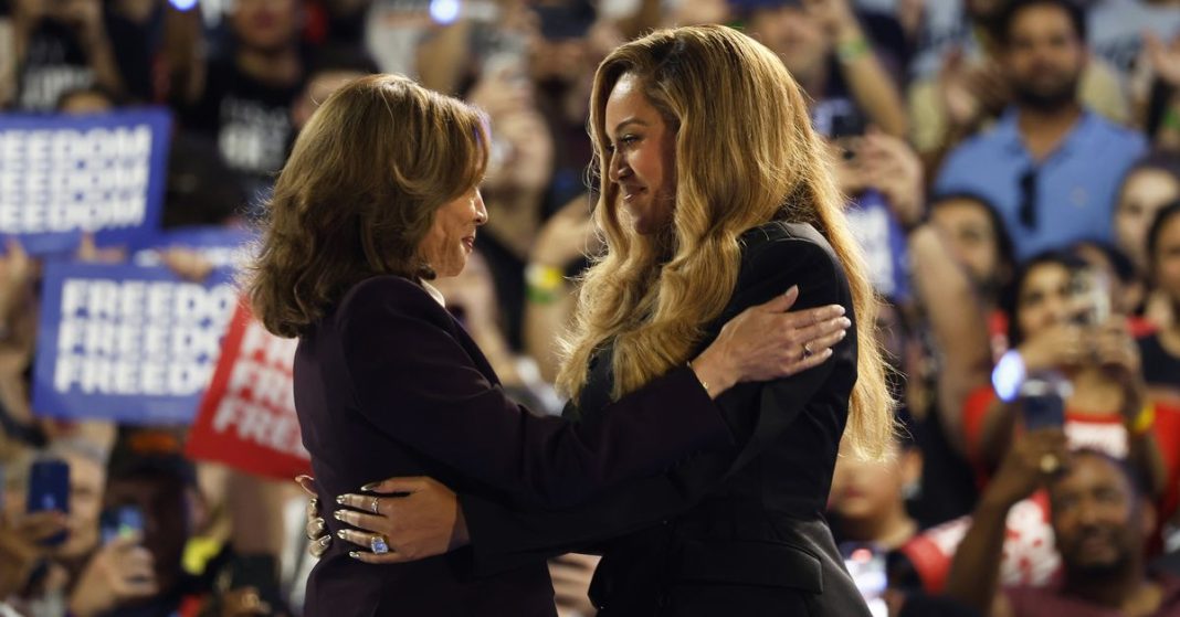 Beyoncé respalda a Kamala Harris en alegre discurso en mitin en Houston: 'Estoy aquí como madre'
