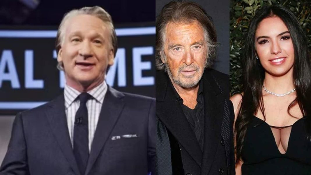 Bill Maher visto con Noor, la novia 50 años más joven de Al Pacino, en un hotel de Los Ángeles: Informe
