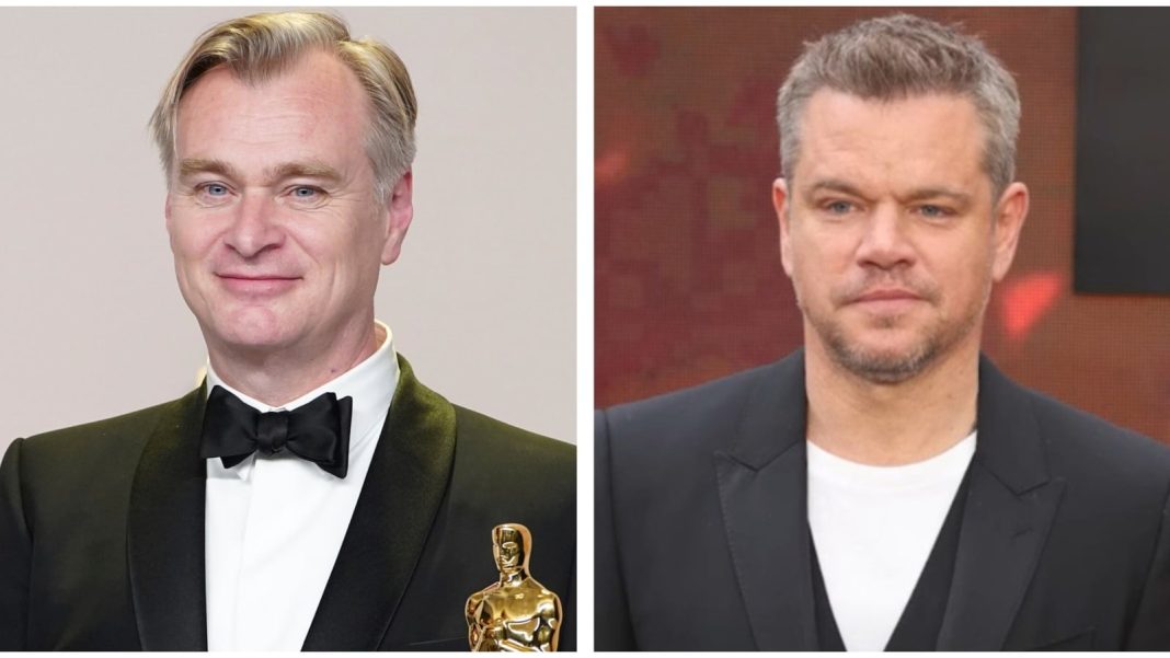 Christopher Nolan se asocia con Universal para una nueva película, Matt Damon protagonizará
